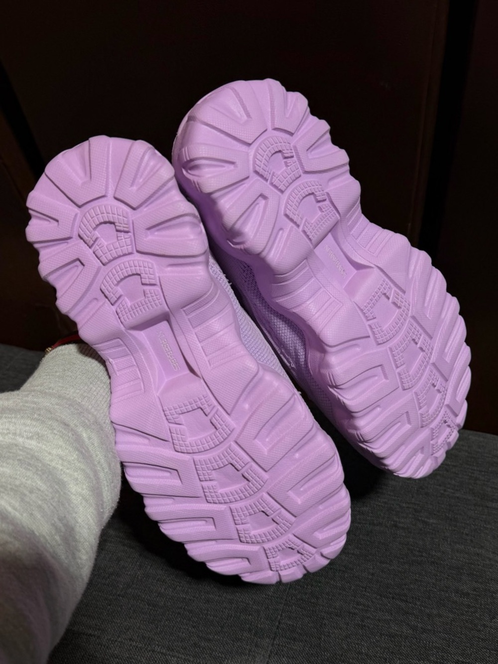 Women's Lavender Athletic Sneakers - Picture 8 of 8